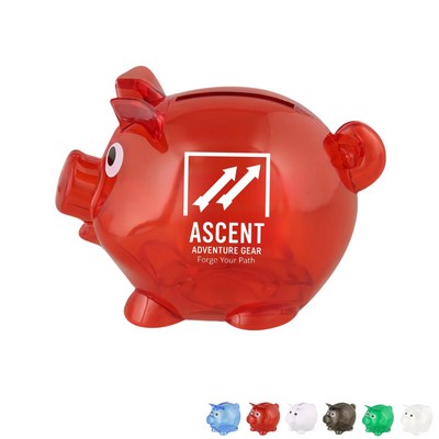 Mini Plastic Piggy Bank